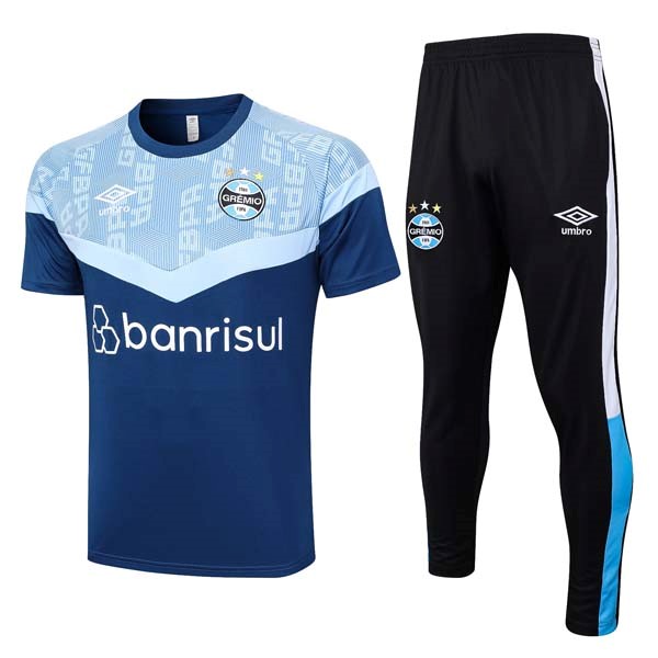 Trikot Gremio Komplett Set 2023-24 Grau Blau Schwarz